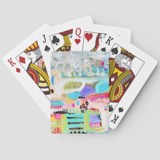 抽象芸術雲 トランプ (裏面)