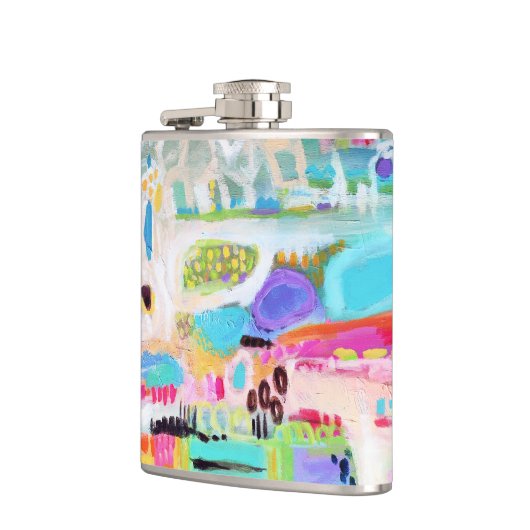 抽象芸術雲 フラスク (左)