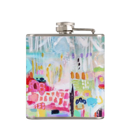 抽象芸術雲 フラスク (裏面)