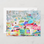 抽象芸術雲 ポストカード (正面/裏面)