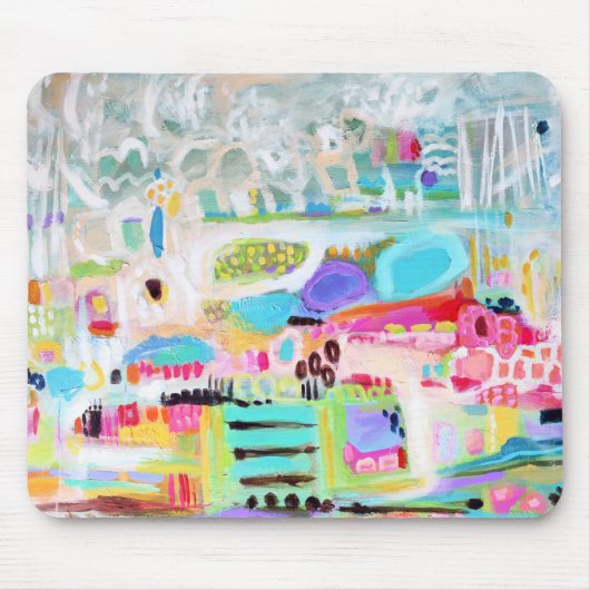 抽象芸術雲 マウスパッド (正面)