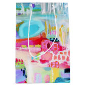 抽象芸術雲 ミディアムペーパーバッグ (正面)