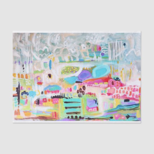 抽象芸術雲 薄葉紙 (正面)