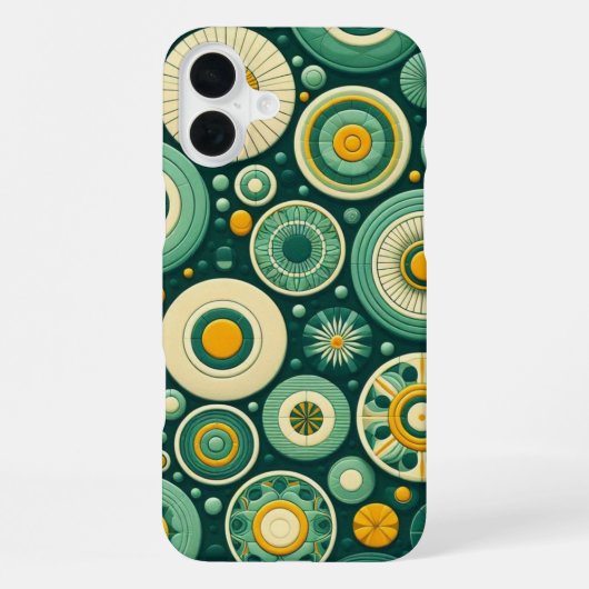 抽象芸術電話ケース iPhoneケース (裏面)