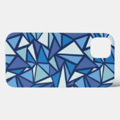 抽象芸術青い氷柱パターン Case-Mate iPhoneケース (裏面 (横))