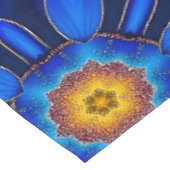 抽象芸術青い花パターン テーブルクロス (アングル)