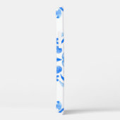 抽象芸術青と白の手描きのタイル Case-Mate iPhoneケース (裏面 / 右)