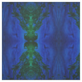 抽象芸術青と緑の染料の渦巻き ファブリック (見本)