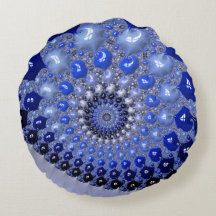 抽象芸術青グラデーションフラクタル気泡