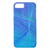 抽象芸術青ターコイズグラデーション Case-Mate iPhoneケース (裏面)