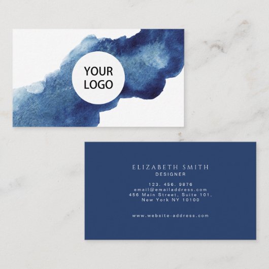 抽象芸術青海 名刺 (正面/裏面)