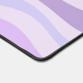 抽象芸術青溝状ストライプ液模様 デスクマット (コーナー)