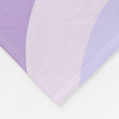 抽象芸術青溝状ストライプ液模様 フリースブランケット (角)