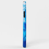 抽象芸術青無地の色デザイン Case-Mate iPhoneケース (裏面/右)