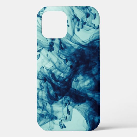 抽象芸術青色モダンデザイン Case-Mate iPhoneケース (裏面)
