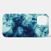 抽象芸術青色モダンデザイン Case-Mate iPhoneケース (裏面 (横))