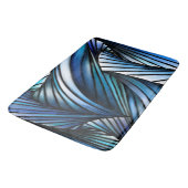 抽象芸術青色波 バスマット (アングル)