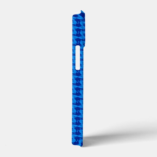 抽象芸術青色波 Case-Mate iPhoneケース (裏面 / 右)