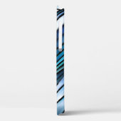 抽象芸術青色波 Case-Mate iPhoneケース (裏面 / 左)