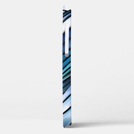 抽象芸術青色波 Case-Mate iPhoneケース (裏面 / 左)