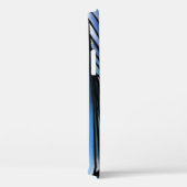 抽象芸術青色波 Case-Mate iPhoneケース (裏面 / 右)