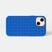 抽象芸術青色波 iPhoneケース (裏面横)