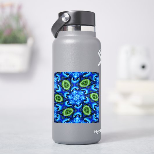 抽象芸術青花柄 シール (HydroFlask)