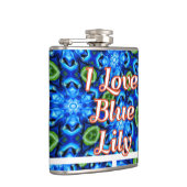 抽象芸術青花柄 フラスク (右)