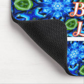 抽象芸術青花柄 マウスパッド (コーナー)