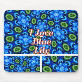 抽象芸術青花柄 マウスパッド