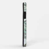 抽象芸術青茶色の花 Case-Mate iPhoneケース (裏面/右)