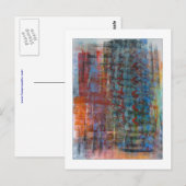 抽象芸術青葉書 ポストカード (正面/裏面)