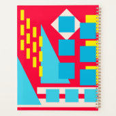 抽象芸術青黄 プランナー手帳 (裏面)