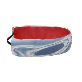 抽象芸術青 アスレチックヘッドバンド (左)