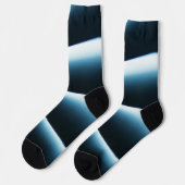 抽象芸術青 ソックス (左)