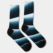 抽象芸術青 ソックス (右)
