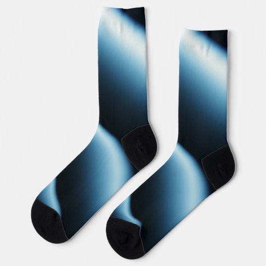 抽象芸術青 ソックス (左)