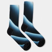 抽象芸術青 ソックス (右)