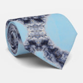 抽象芸術青 ネクタイ (ロール)