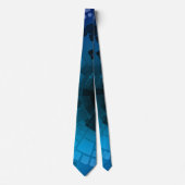 抽象芸術青 ネクタイ (正面)