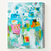 抽象芸術青 ノートブック (裏面)