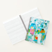 抽象芸術青 ノートブック (内部)