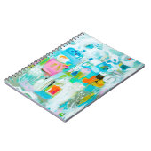 抽象芸術青 ノートブック (左側)