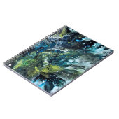 抽象芸術青 ノートブック (左側)