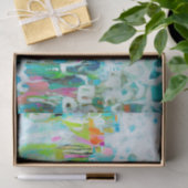 抽象芸術青 薄葉紙 (ギフト)