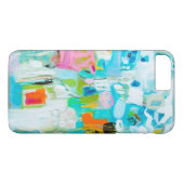抽象芸術青 Case-Mate iPhoneケース (裏面(横))