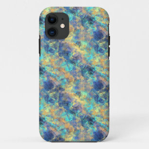 抽象芸術青 iPhone 11 ケース