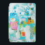 抽象芸術青 iPad MINIカバー<br><div class="desc">抽象芸術ブルーバイカレンフィールド</div>