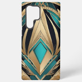 抽象芸術青 SAMSUNG GALAXYケース (裏面)