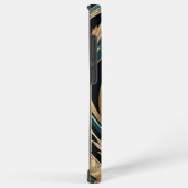 抽象芸術青 SAMSUNG GALAXYケース (右側面)